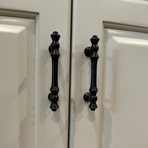 Brushed Bronze cabinet hardware/drawer pulls